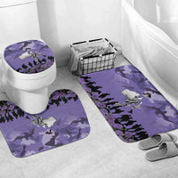 ANZAC Day Bathroom Set Lest We Forget the Animals Too LT19 Mat Set Only (3 pcs) One Size Purple - Polynesian Pride
