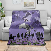 ANZAC Day Blanket Lest We Forget the Animals Too LT19 - Polynesian Pride