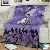 ANZAC Day Blanket Lest We Forget the Animals Too LT19 - Polynesian Pride