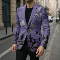 ANZAC Day Blazer Lest We Forget the Animals Too LT19 - Polynesian Pride