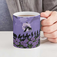 ANZAC Day Ceramic Mug Lest We Forget the Animals Too LT19 - Polynesian Pride