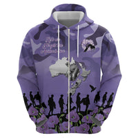 ANZAC Day Hoodie Lest We Forget the Animals Too LT19 - Polynesian Pride