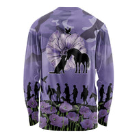 ANZAC Day Long Sleeve Shirt Lest We Forget the Animals Too LT19 - Polynesian Pride