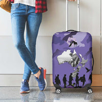 ANZAC Day Luggage Cover Lest We Forget the Animals Too LT19 - Polynesian Pride