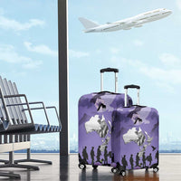 ANZAC Day Luggage Cover Lest We Forget the Animals Too LT19 - Polynesian Pride