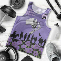 ANZAC Day Men Tank Top Lest We Forget the Animals Too LT19 - Polynesian Pride