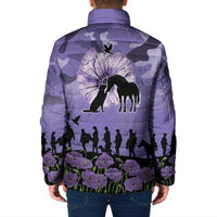 ANZAC Day Padded Jacket Lest We Forget the Animals Too LT19 - Polynesian Pride