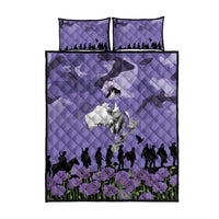 ANZAC Day Quilt Bed Set Lest We Forget the Animals Too LT19 - Polynesian Pride