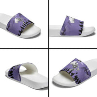 ANZAC Day Slide Sandals Lest We Forget the Animals Too LT19 - Polynesian Pride