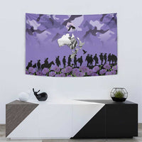 ANZAC Day Tapestry Lest We Forget the Animals Too LT19 - Polynesian Pride