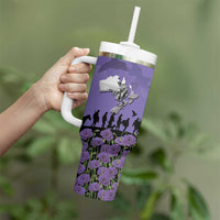 ANZAC Day Tumbler With Handle Lest We Forget the Animals Too LT19 - Polynesian Pride