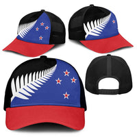 New Zealand Mesh Trucker Cap National Flag Style - Polynesian Pride