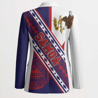 American Samoa Flag Day Blazer Polynesian Tribal Tattoo Eagle Art LT19 - Polynesian Pride