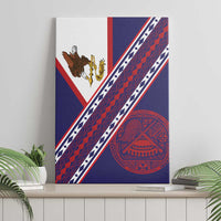 American Samoa Flag Day Canvas Wall Art Polynesian Tribal Tattoo Eagle Art LT19 - Polynesian Pride