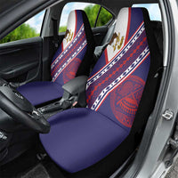 American Samoa Flag Day Car Seat Cover Polynesian Tribal Tattoo Eagle Art LT19 - Polynesian Pride