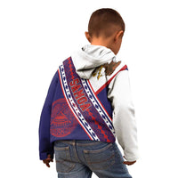 American Samoa Flag Day Kid Hoodie Polynesian Tribal Tattoo Eagle Art LT19 - Polynesian Pride