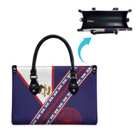 American Samoa Flag Day Leather Bag Polynesian Tribal Tattoo Eagle Art LT19 - Polynesian Pride