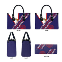 American Samoa Flag Day Leather Bag Polynesian Tribal Tattoo Eagle Art LT19 - Polynesian Pride