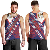 American Samoa Flag Day Men Tank Top Polynesian Tribal Tattoo Eagle Art LT19 - Polynesian Pride