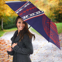 American Samoa Flag Day Umbrella Polynesian Tribal Tattoo Eagle Art LT19 - Polynesian Pride