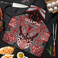 Aotearoa Iwi Ngapuhi Apron Maori Kowhaiwhai Pattern