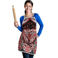 Aotearoa Iwi Ngapuhi Apron Maori Kowhaiwhai Pattern