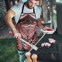 Aotearoa Iwi Ngapuhi Apron Maori Kowhaiwhai Pattern