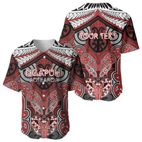 Aotearoa Iwi Ngapuhi Personalised Baseball Jersey Maori Kowhaiwhai Pattern
