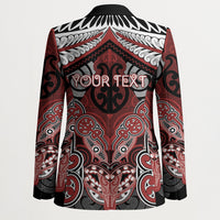 Aotearoa Iwi Ngapuhi Personalised Blazer Maori Kowhaiwhai Pattern