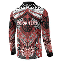 Aotearoa Iwi Ngapuhi Personalised Button Sweatshirt Maori Kowhaiwhai Pattern