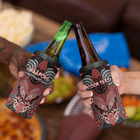 Aotearoa Iwi Ngapuhi Personalised 4 in 1 Can Cooler Tumbler Maori Kowhaiwhai Pattern