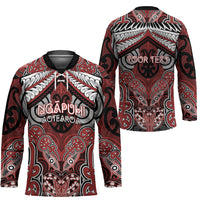 Aotearoa Iwi Ngapuhi Personalised Hockey Jersey Maori Kowhaiwhai Pattern