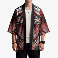 Aotearoa Iwi Ngapuhi Personalised Kimono Maori Kowhaiwhai Pattern