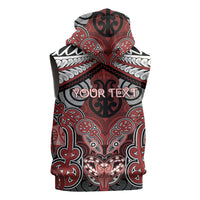 Aotearoa Iwi Ngapuhi Personalised Sleeveless Zip Hoodie Maori Kowhaiwhai Pattern
