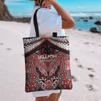 Aotearoa Iwi Ngapuhi Tote Bag Maori Kowhaiwhai Pattern