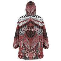 Aotearoa Iwi Ngapuhi Personalised Wearable Blanket Hoodie Maori Kowhaiwhai Pattern