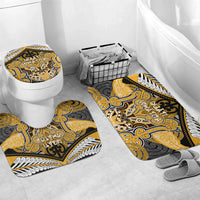 Aotearoa Iwi Ngati Whatua Bathroom Set Maori Kowhaiwhai Pattern