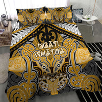 Aotearoa Iwi Ngati Whatua Bedding Set Maori Kowhaiwhai Pattern