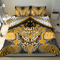 Aotearoa Iwi Ngati Whatua Bedding Set Maori Kowhaiwhai Pattern
