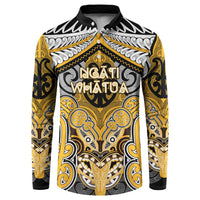 Aotearoa Iwi Ngati Whatua Personalised Button Sweatshirt Maori Kowhaiwhai Pattern