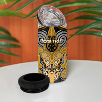 Aotearoa Iwi Ngati Whatua Personalised 4 in 1 Can Cooler Tumbler Maori Kowhaiwhai Pattern