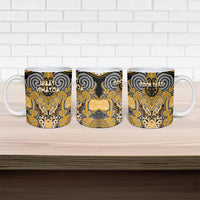 Aotearoa Iwi Ngati Whatua Personalised Ceramic Mug Maori Kowhaiwhai Pattern