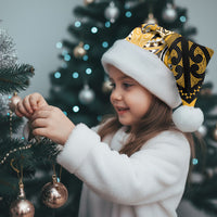 Aotearoa Iwi Ngati Whatua Personalised Christmas Santa Hat Maori Kowhaiwhai Pattern