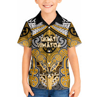 Aotearoa Iwi Ngati Whatua Personalised Hawaiian Shirt Maori Kowhaiwhai Pattern
