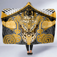 Aotearoa Iwi Ngati Whatua Hooded Blanket Maori Kowhaiwhai Pattern
