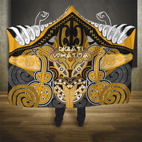Aotearoa Iwi Ngati Whatua Hooded Blanket Maori Kowhaiwhai Pattern