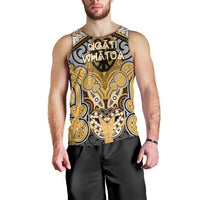 Aotearoa Iwi Ngati Whatua Personalised Men Tank Top Maori Kowhaiwhai Pattern