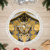 Aotearoa Iwi Ngati Whatua Tree Skirt Maori Kowhaiwhai Pattern