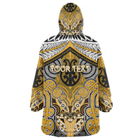 Aotearoa Iwi Ngati Whatua Personalised Wearable Blanket Hoodie Maori Kowhaiwhai Pattern