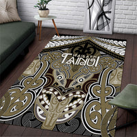 Aotearoa Iwi Waikato Tainui Area Rug Maori Kowhaiwhai Pattern